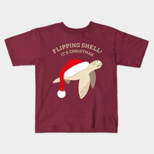 Flipping Shell! It’s Christmas. Kids T-Shirt